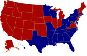 1976 Electoral College map