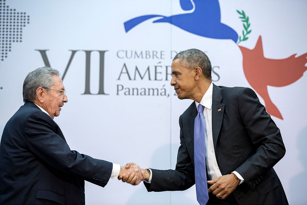 Barack Obama and Raul Castro