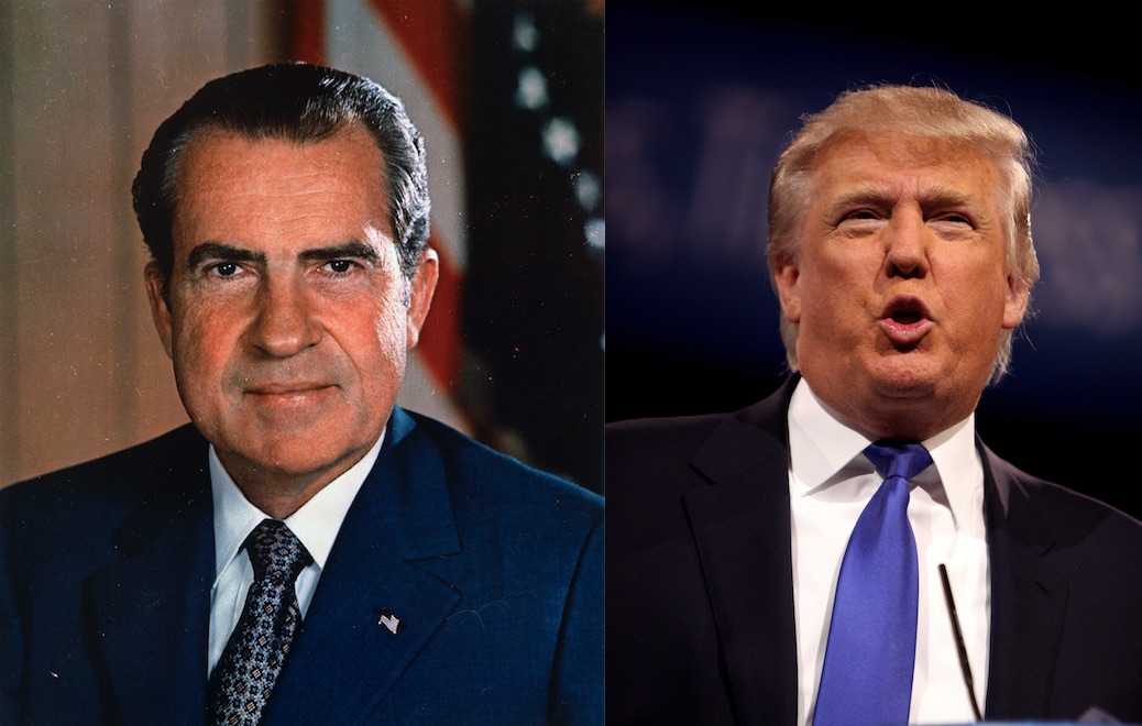 Richard Nixon and Donald Trump
