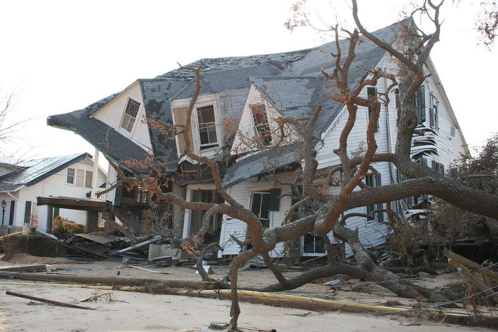 Hurricane Katrina destruction