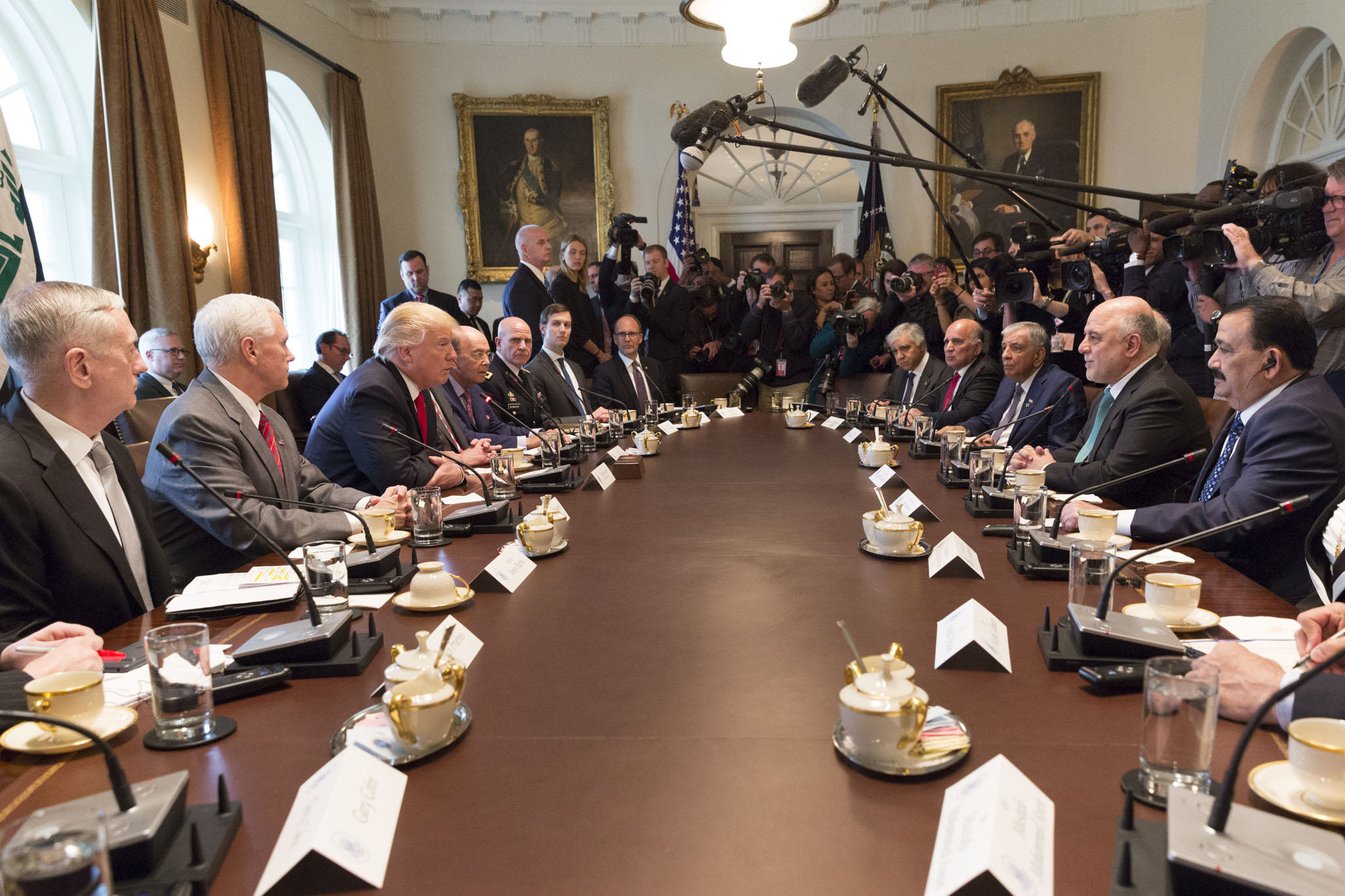 Trump and cabinet secretaries