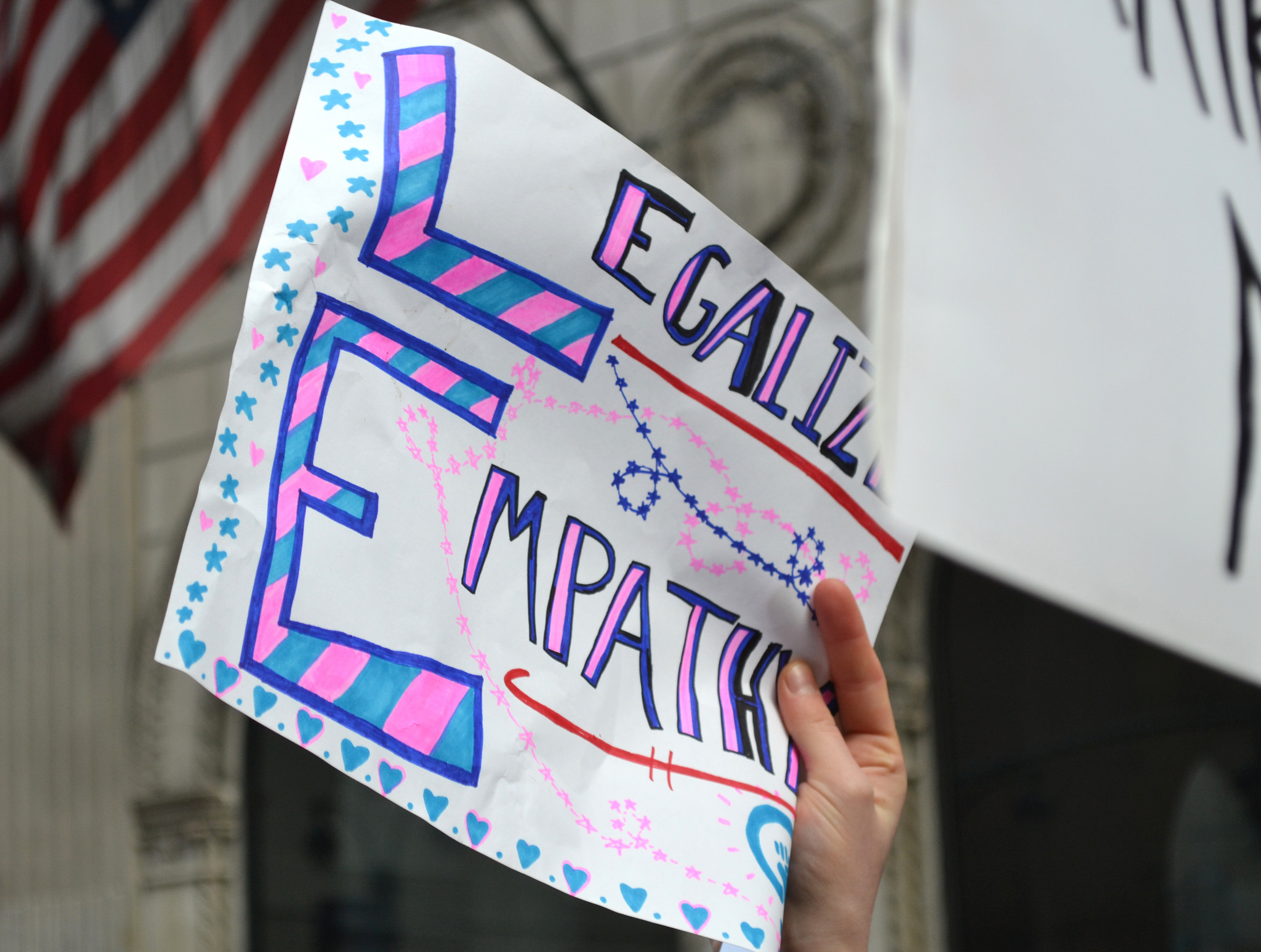 Empathy Protest Sign