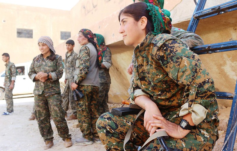 Kurdish YPG Fighers