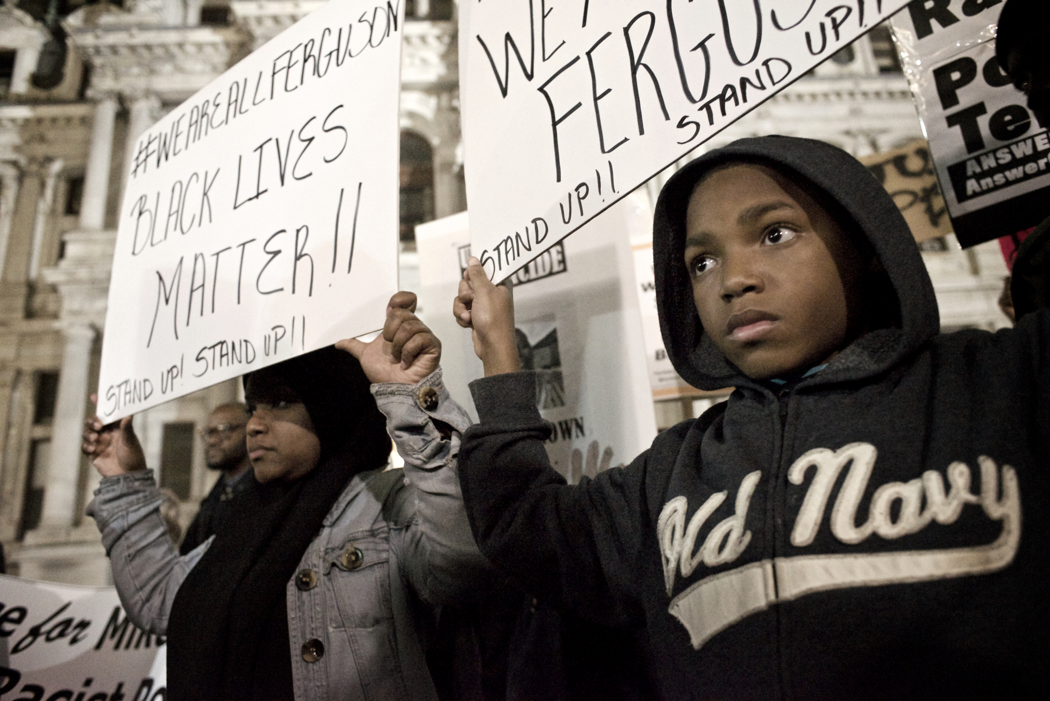 Ferguson Protest in Center City Philadelphia