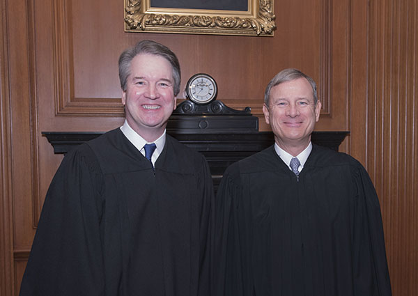 Justice Kavanaugh and Chief Justice Roberts